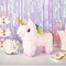 Unicorn Pinata for Girls Birthday Party - Unicorn, Princess or Rainbow Theme Birthday Party Supplies (Pink, Small, 13x15.5x5 in)